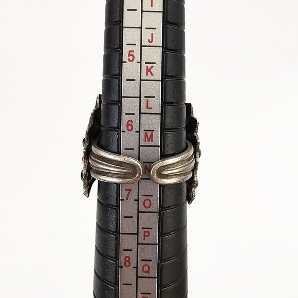 Peacock Pewter Toned Ring - Picture 2 of 6